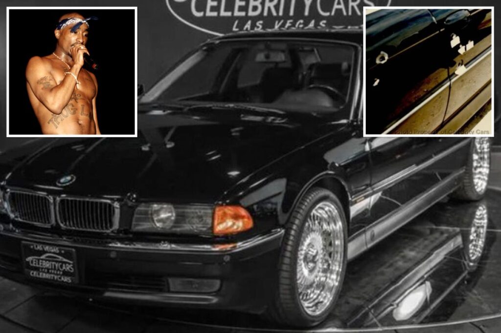 Bullet-riddled BMW Tupac was killed in still on market for .75M Bullet-riddled BMW Tupac was killed in still on market for .75M