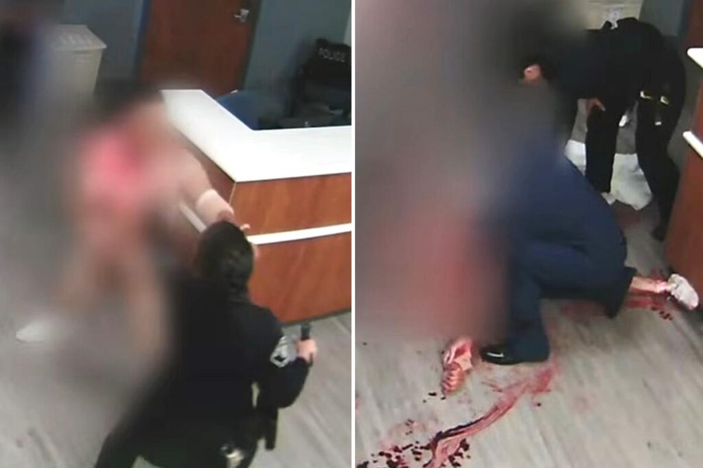 Bloody, naked madman shot by cops in horror SoCal hospital showdown