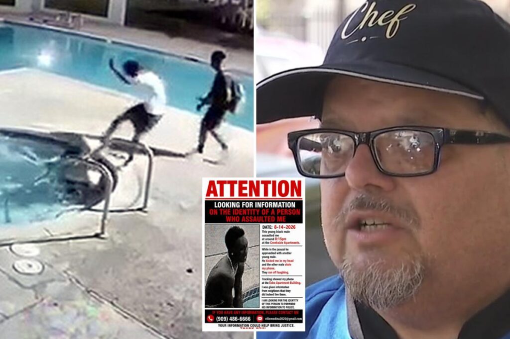SoCal dad in jacuzzi kicked in head by laughing thugs who rob his ,000 iPhone