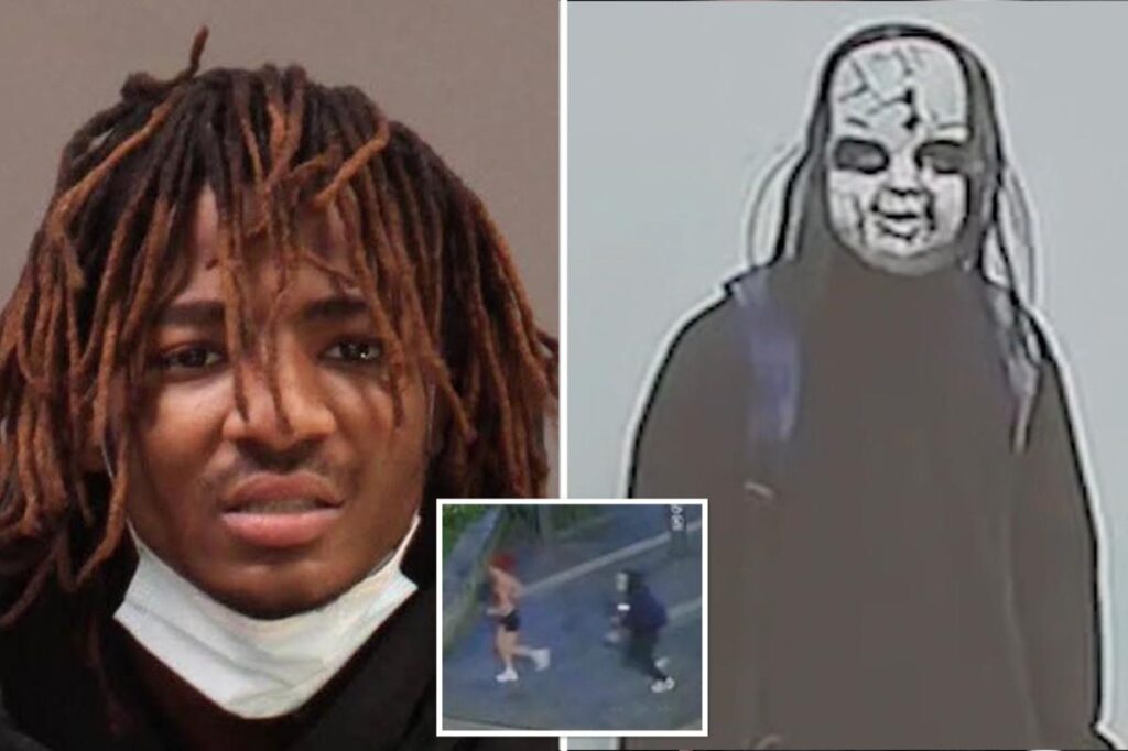 Twisted weirdo in Chucky mask’s California connection revealed by cops as manhunt widens