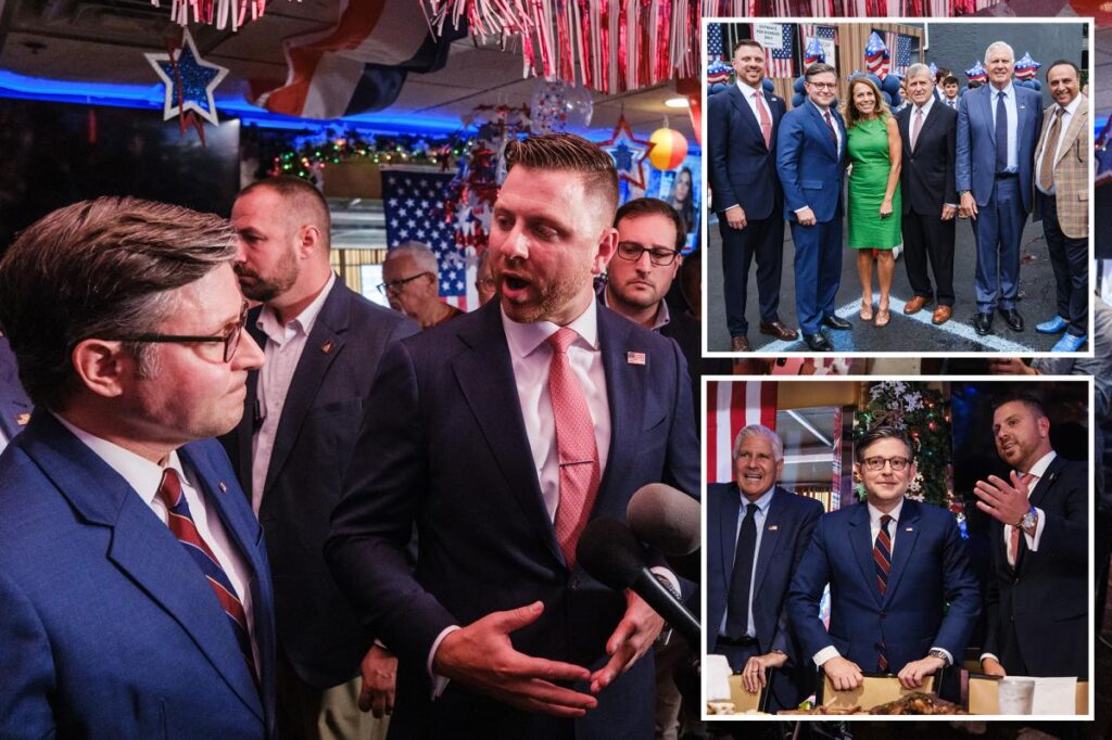 Speaker Johnson slams Suozzi as ‘Marxist’ as he stumps for GOP congressional hopeful LiPetri on Long Island