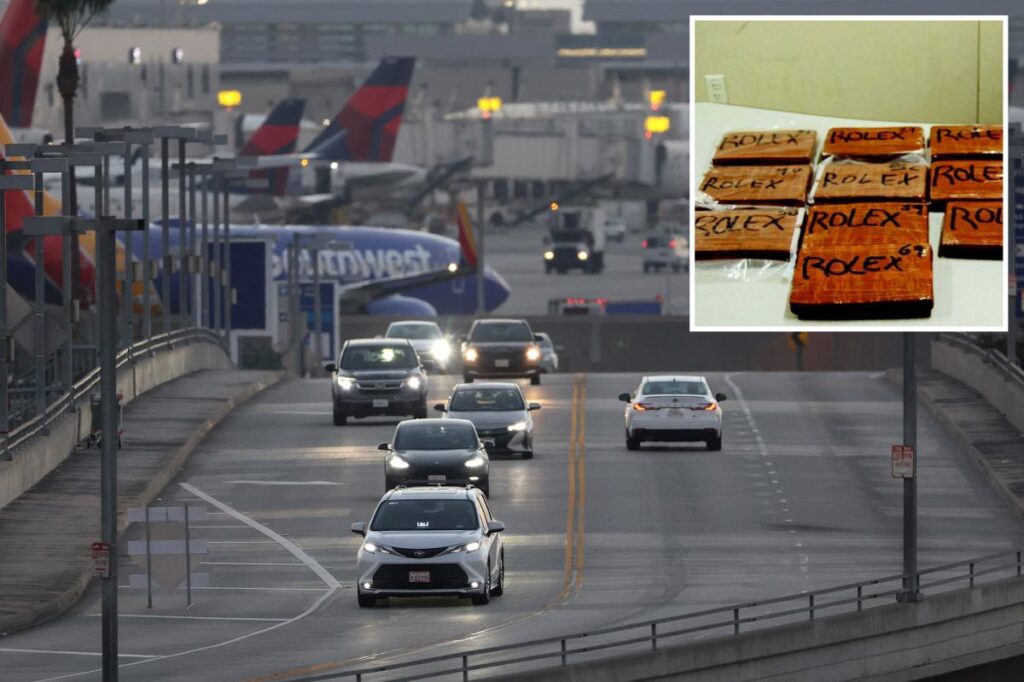 LAX worker and pal busted in airport bathroom with 24 lbs of fentanyl set for flight: feds