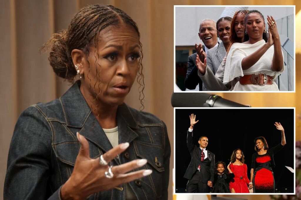 Michelle Obama shrugs off missing active motherhood after daughters leave: ‘I’m good’ Michelle Obama shrugs off missing active motherhood after daughters leave: ‘I’m good’