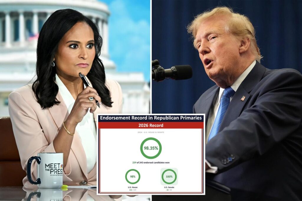 Trump calls for NBC’s Kristen Welker to face FCC ‘rebuke or punishment’ after comment about his endorsement record
