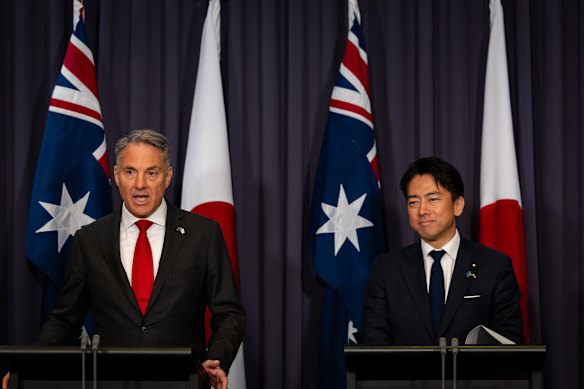 Defence Minister Richard Marles hosted Japanese counterpart Shinjiro Koizumi in Canberra earlier this week.