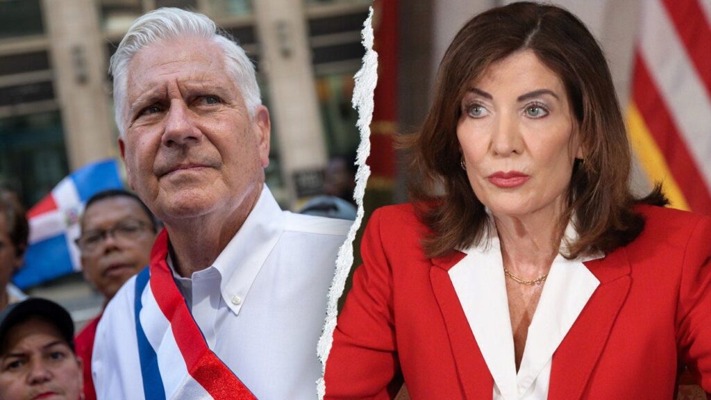 Blakeman cuts into Hochul’s New York governor’s race lead in new poll, as likely voters give DSA judgment
