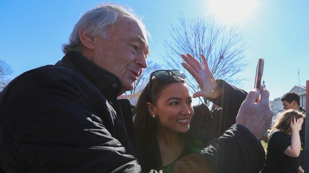 AOC endorses Sen Ed Markey as incumbent faces Dem US Senate primary challenge from Rep Seth Moulton AOC endorses Sen Ed Markey as incumbent faces Dem US Senate primary challenge from Rep Seth Moulton