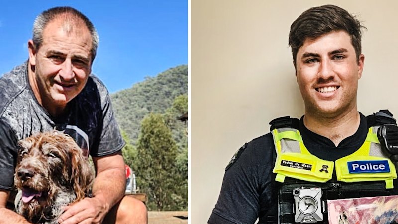 Quiet tributes for two fallen officers Quiet tributes for two fallen officers
