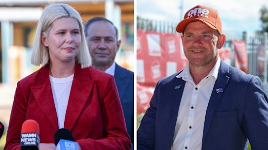 Secret Harbour byelection: Labor’s Georgia Tree and One Nation’s Luke Herdegen.