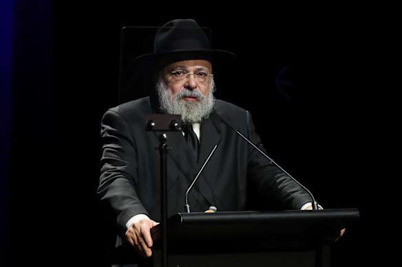 Rabbi Yehoram Ulman had the last word  at the royal commission hearings.