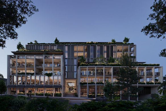An artist’s impression of One Toorak Place.