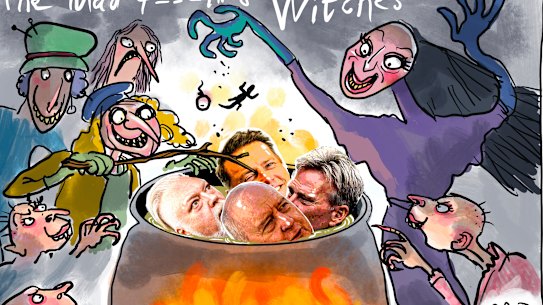 The Mad F—ing Witches activist group has lobbied companies to stop them airing advertising on shows that feature media figures including Kylie Sandilands and Karl Stefanovic.
