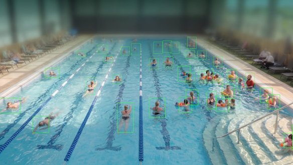 The Lynxight AI tool watches swimmers for signs of struggling and will be rolled out at two Brisbane City Council pools. 