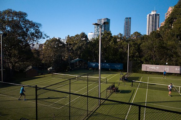 The facility has been hosting tennis since 1979.