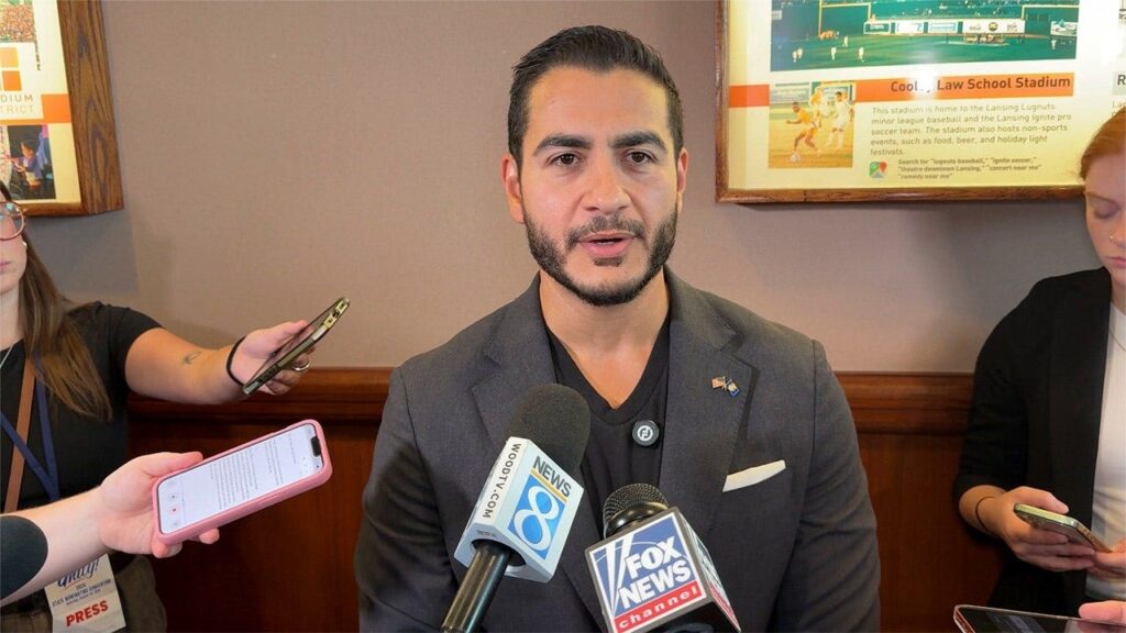 Abdul El-Sayed peppered with questions on Hasan Piker link, fracture with Jewish Dems at Michigan convention