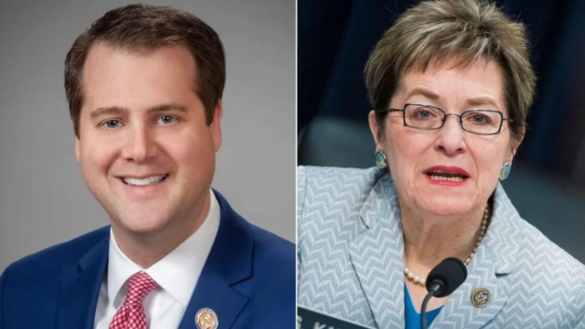 Former Ohio State Rep. Derek Merrin and Rep. Marcy Kaptur, D-Ohio