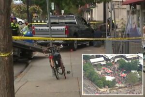 Out-of-control truck plows into sidewalk near Colorado bicycle festival, killing 1 and hurting 5