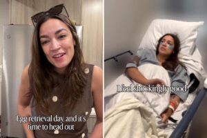 AOC announces completion of egg retrieval journey, vows to share more public updates on process AOC announces completion of egg retrieval journey, vows to share more public updates on process