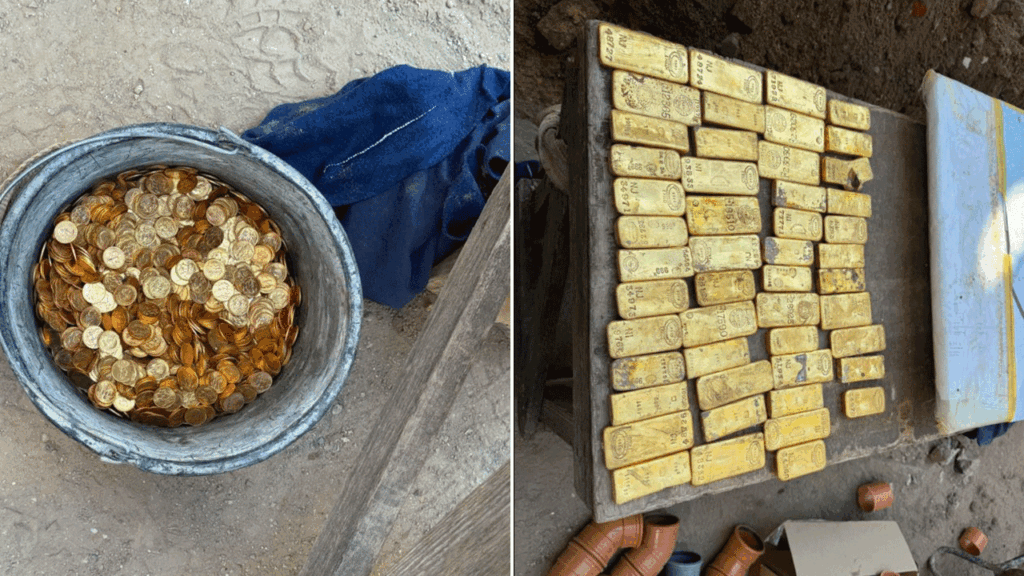 Construction workers uncover million in gold while building sewer under former brewery Construction workers uncover million in gold while building sewer under former brewery