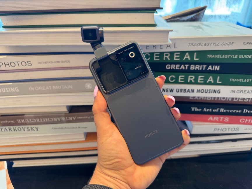 Robot phone from the back