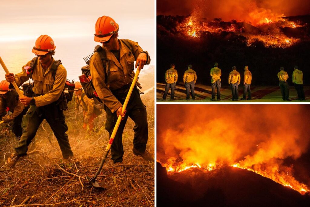 Fast-growing wildfire engulfs scenic California coast as urgent evacuation orders issued