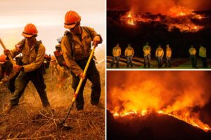 Fast-growing wildfire engulfs scenic California coast as urgent evacuation orders issued