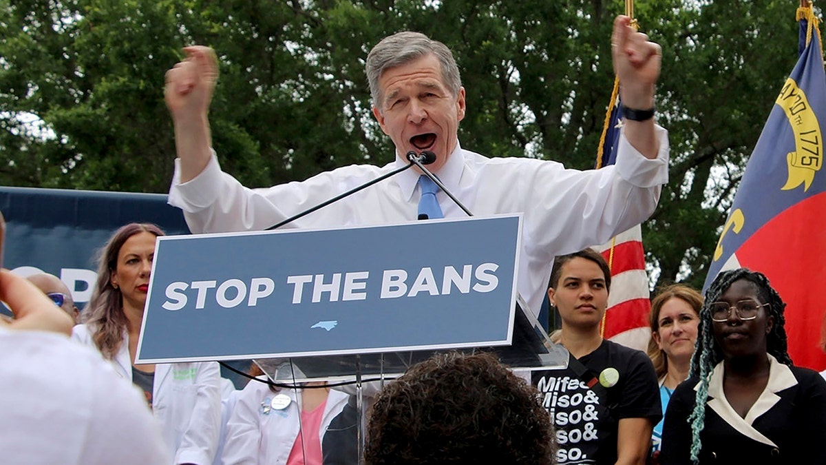 North Carolina Democratic Gov. Roy Cooper vetoes abortion bill