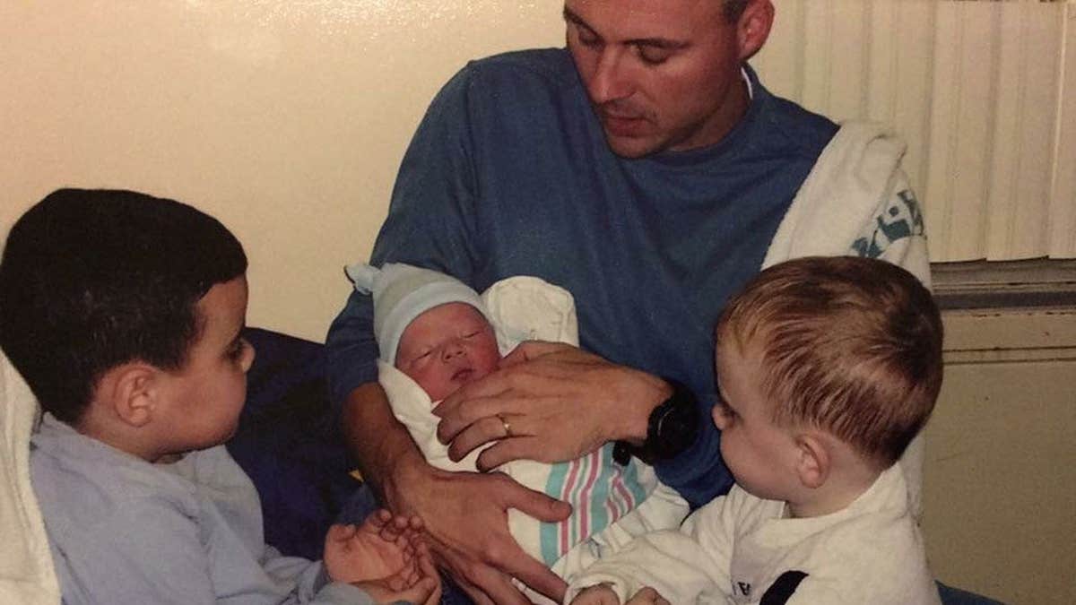 Capt. Shawn English with his three sons