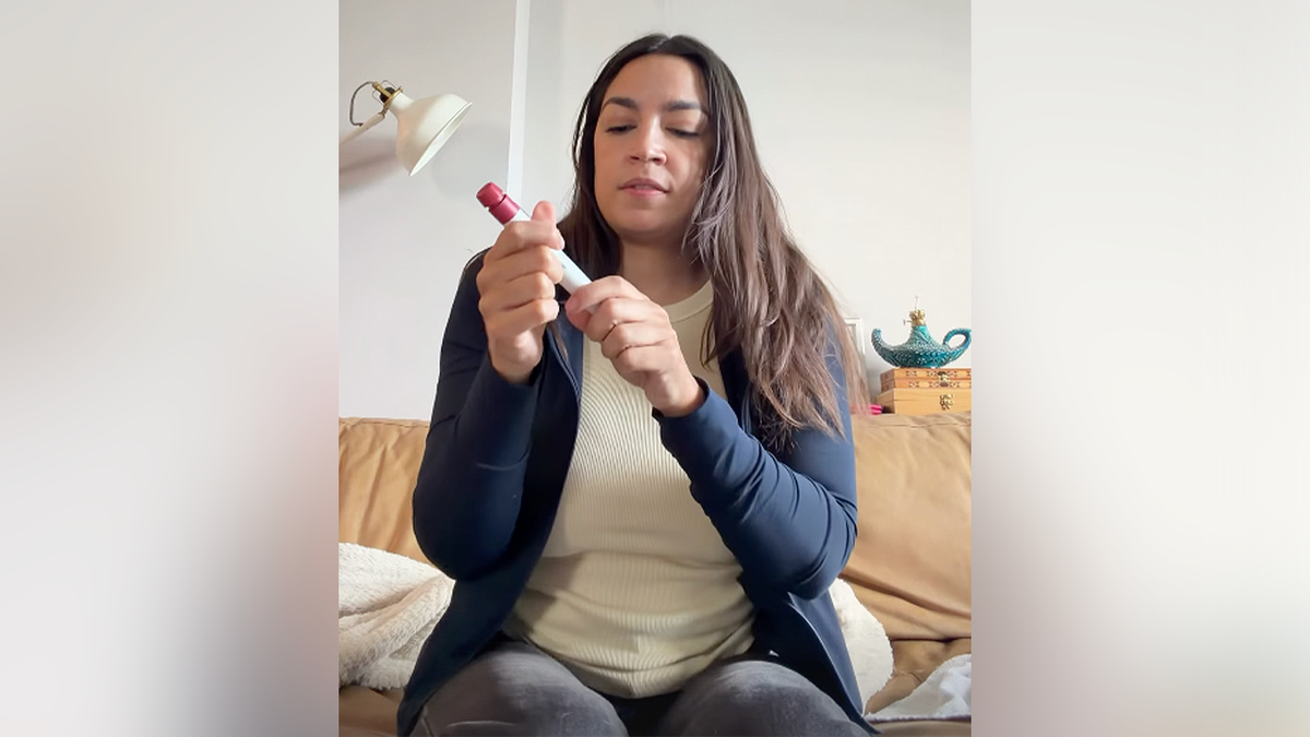 Rep. Alexandria Ocasio-Cortez prepares fertility medication during a video documenting her egg-freezing journey