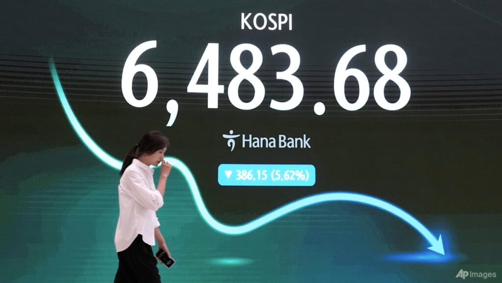 Tech leads losses as Asian stocks track Wall Street selloff Tech leads losses as Asian stocks track Wall Street selloff