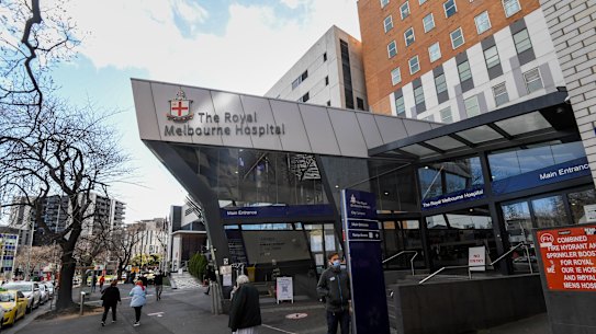 The Royal Melbourne Hospital in Parkville