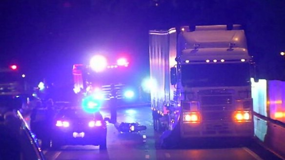 The scene of Bikram Dangol’s fatal motorcycle crash back in July 2018.