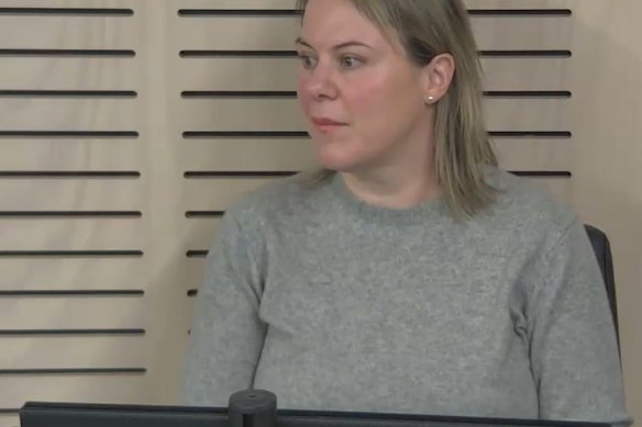Anita Perrottet appears at the ICAC.