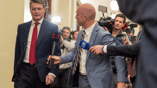 A tumultuous day on Tuesday as Allan resigned.