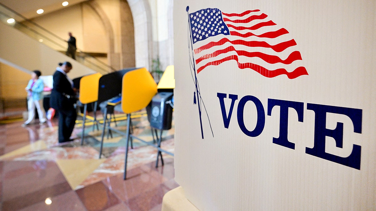 California voting booth