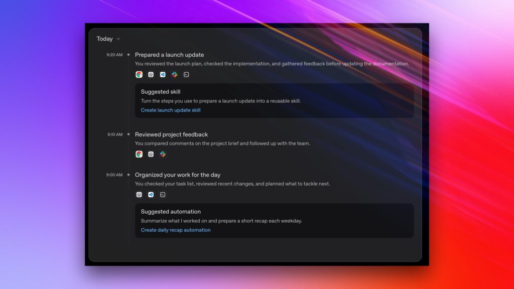 ChatGPT Can Now Add Your Mac Activity to Its Memories ChatGPT Can Now Add Your Mac Activity to Its Memories