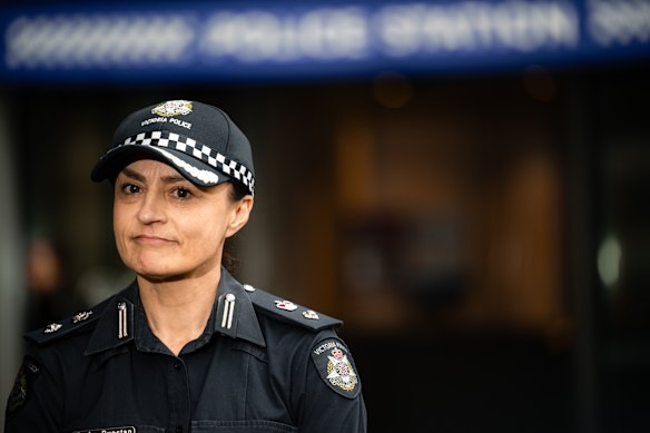 Victoria Police Superintendent Zorka Dunstan. 