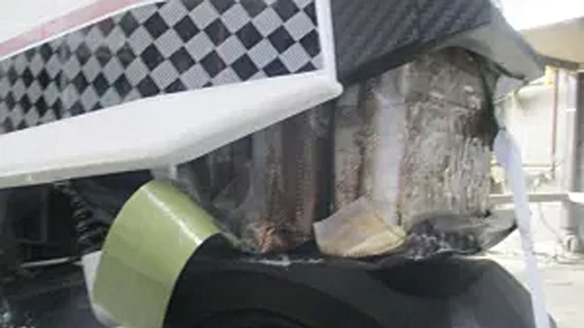 16 pounds of fentanyl hidden inside an electric moped