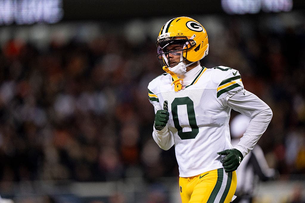 Don't be surprised if Matthew Golden emerges as a dangerous downfield target for the Packers. (Photo by Michael Owens/Getty Images)