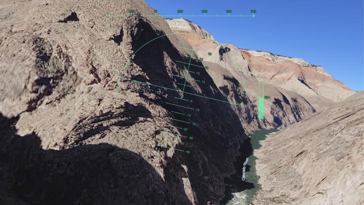 A Google Earth view of the Grand Canyon