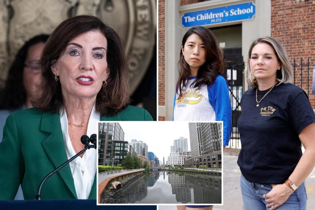 Exclusive | Parents at NYC school near toxic Gowanus Canal demand Hochul resign for endangering kids