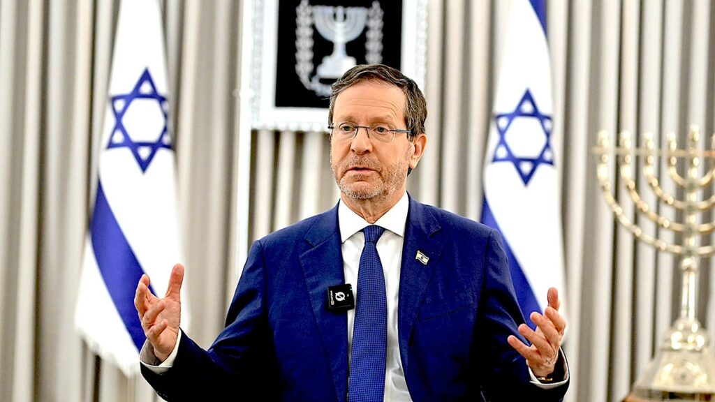 Israeli President Herzog calls antisemitism a ‘contamination of societies’ as hate crimes surge