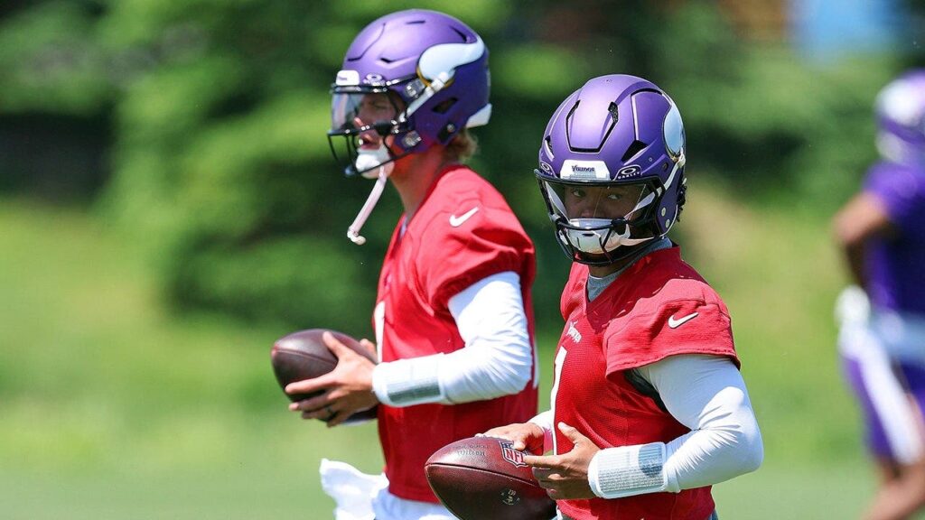 Vikings quarterback battle meets expected end as Kyler Murray beats out JJ McCarthy for starting job Vikings quarterback battle meets expected end as Kyler Murray beats out JJ McCarthy for starting job