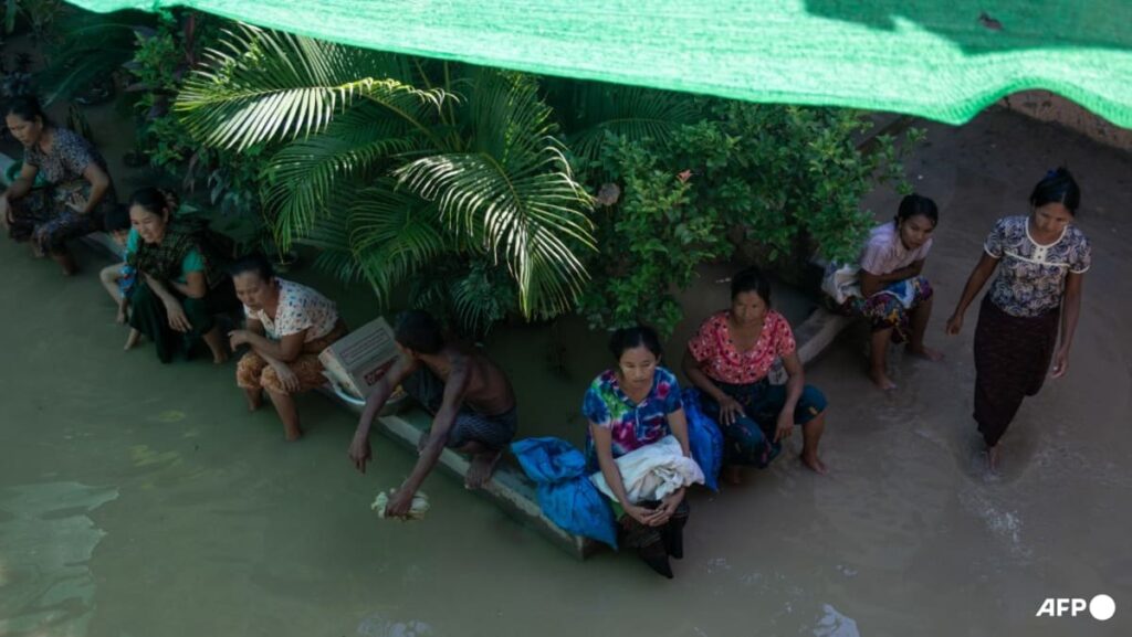 Monsoon rains submerge villages, fields in Myanmar Monsoon rains submerge villages, fields in Myanmar