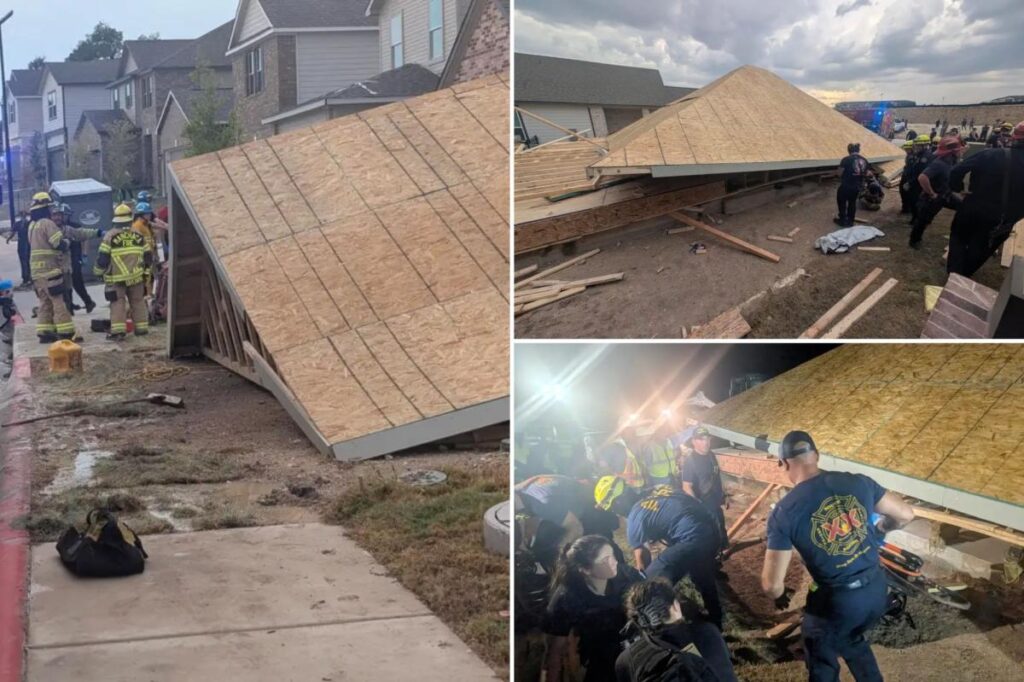 Texas construction worker killed after house collapses due to intense winds Texas construction worker killed after house collapses due to intense winds