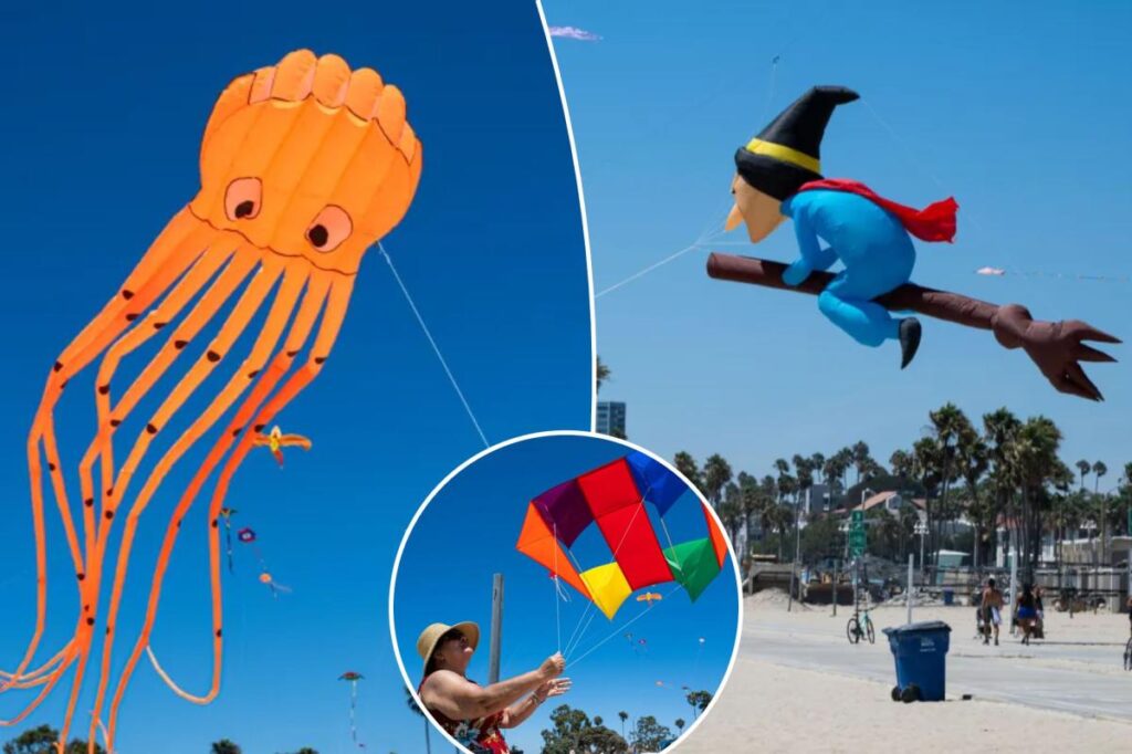 Festival brings hundreds of colorful kites to California beach — see photos Festival brings hundreds of colorful kites to California beach — see photos