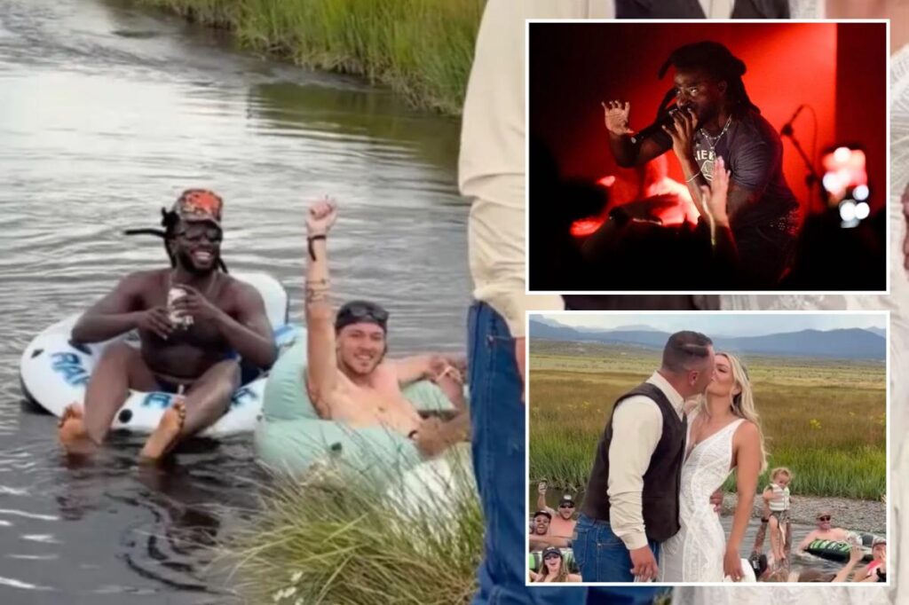 Shaboozey crashes California couple’s wedding with surprise river cameo Shaboozey crashes California couple’s wedding with surprise river cameo