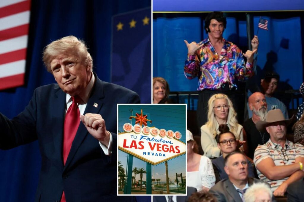 Donald Trump fires up Vegas crowd with tax cut push as he takes aim at Democrats