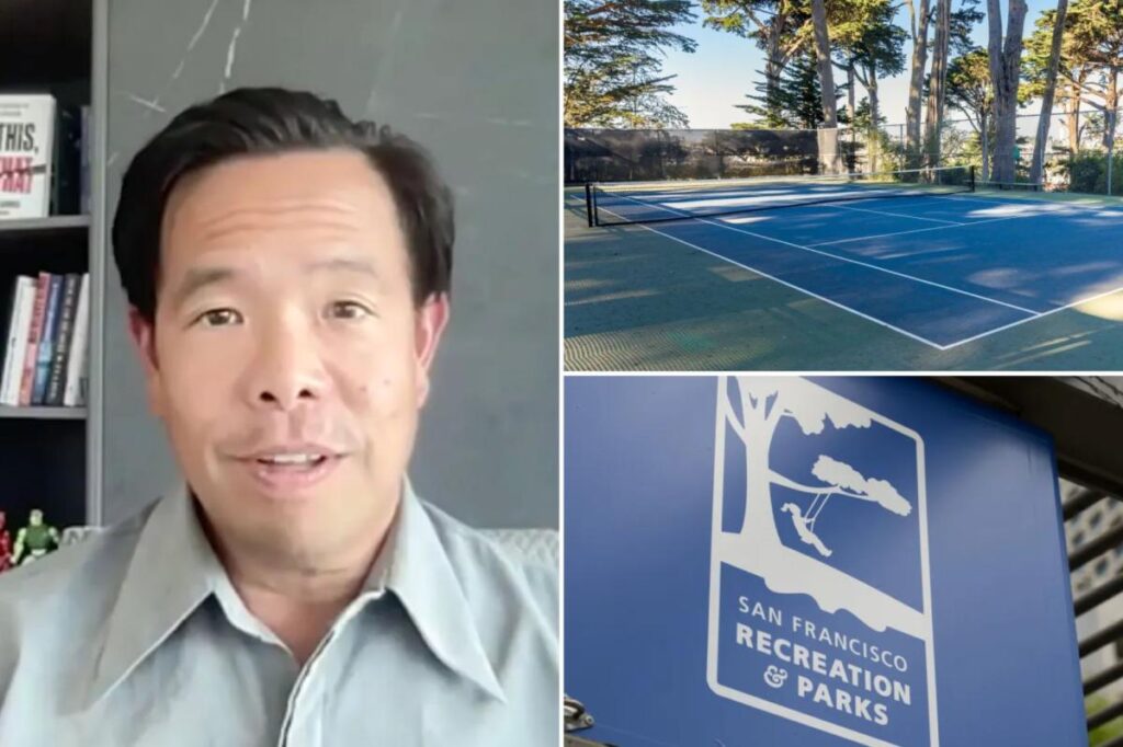 San Francisco dad questioned by park rangers for teaching his own kids tennis at public court San Francisco dad questioned by park rangers for teaching his own kids tennis at public court