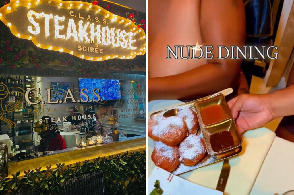 Florida steakhouse offers naked dining experience — but it’ll cost men extra